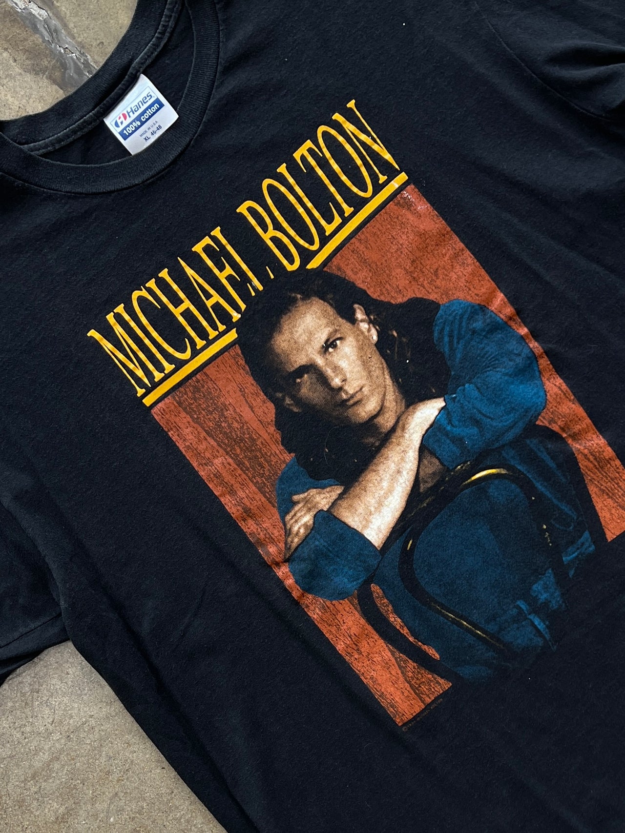 1991 Michael Bolton Time Love & Tenderness World Tour Tee