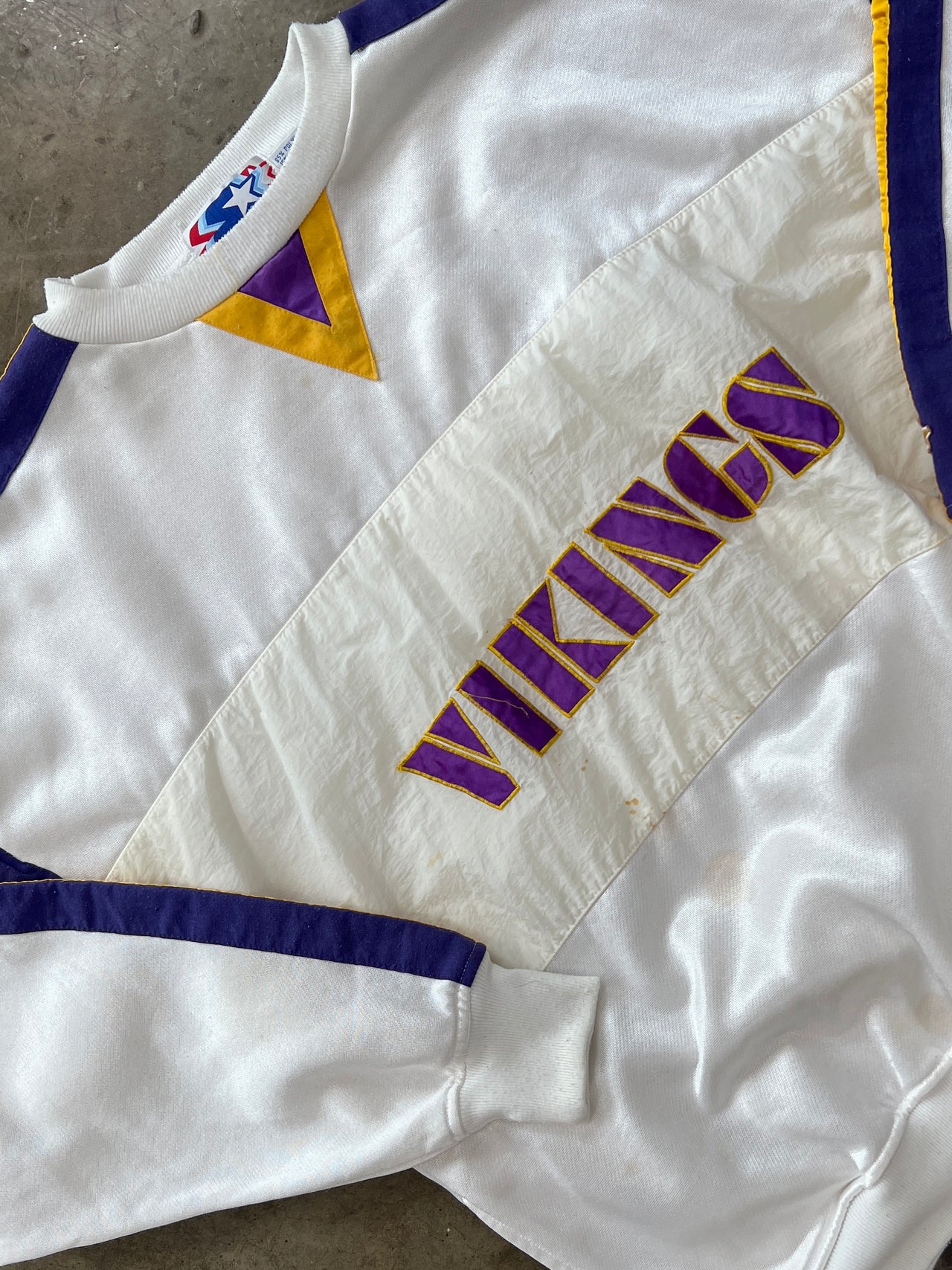 Starter 90s Y2K 2000s NFL Vikings Pullover Sweatshirts