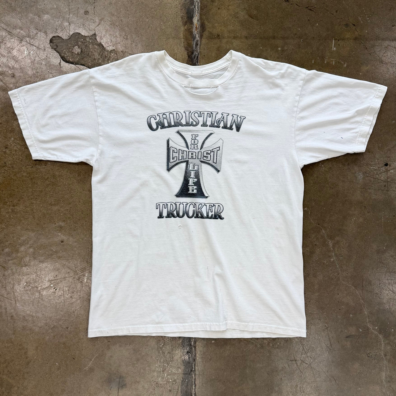 Christian Trucker West Coast Choppers Religious Jesus Tee