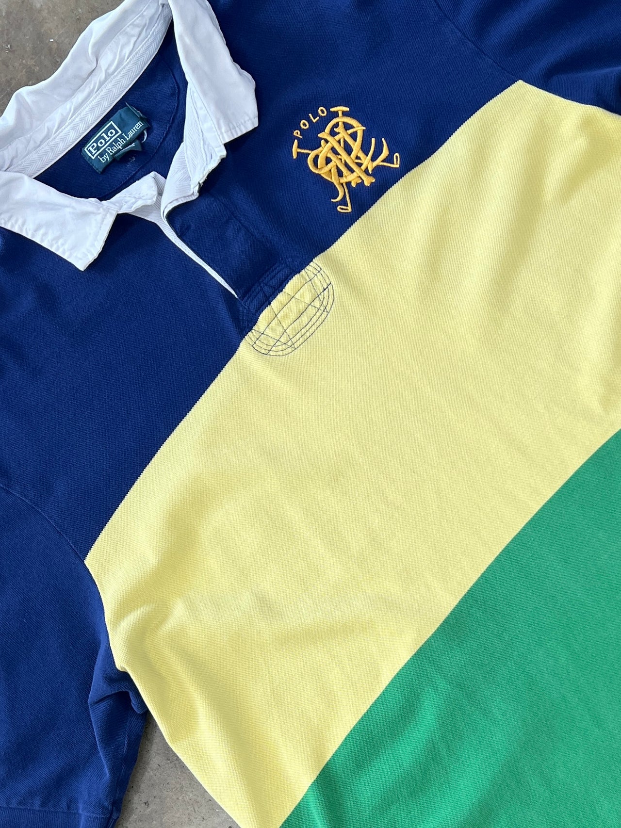 90s Ralph Lauren Polo Stripe Multi Color Shirt