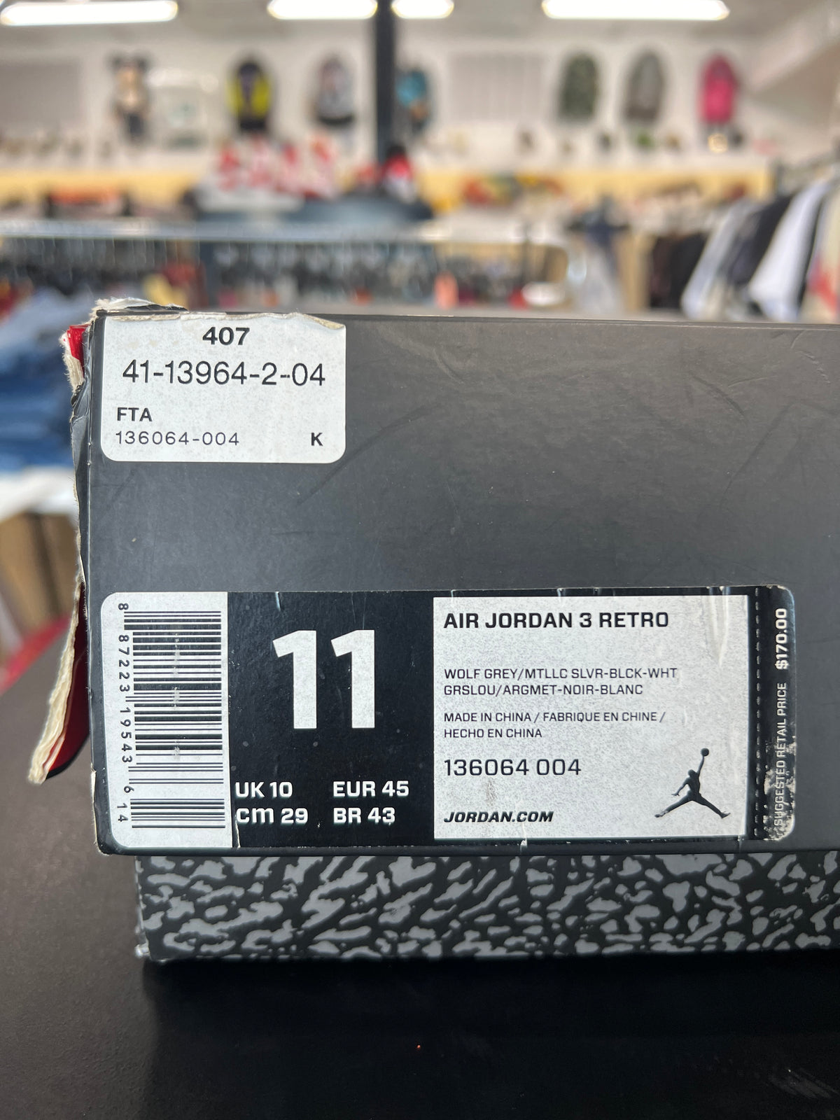 Air Jordan 3 Wolf Grey