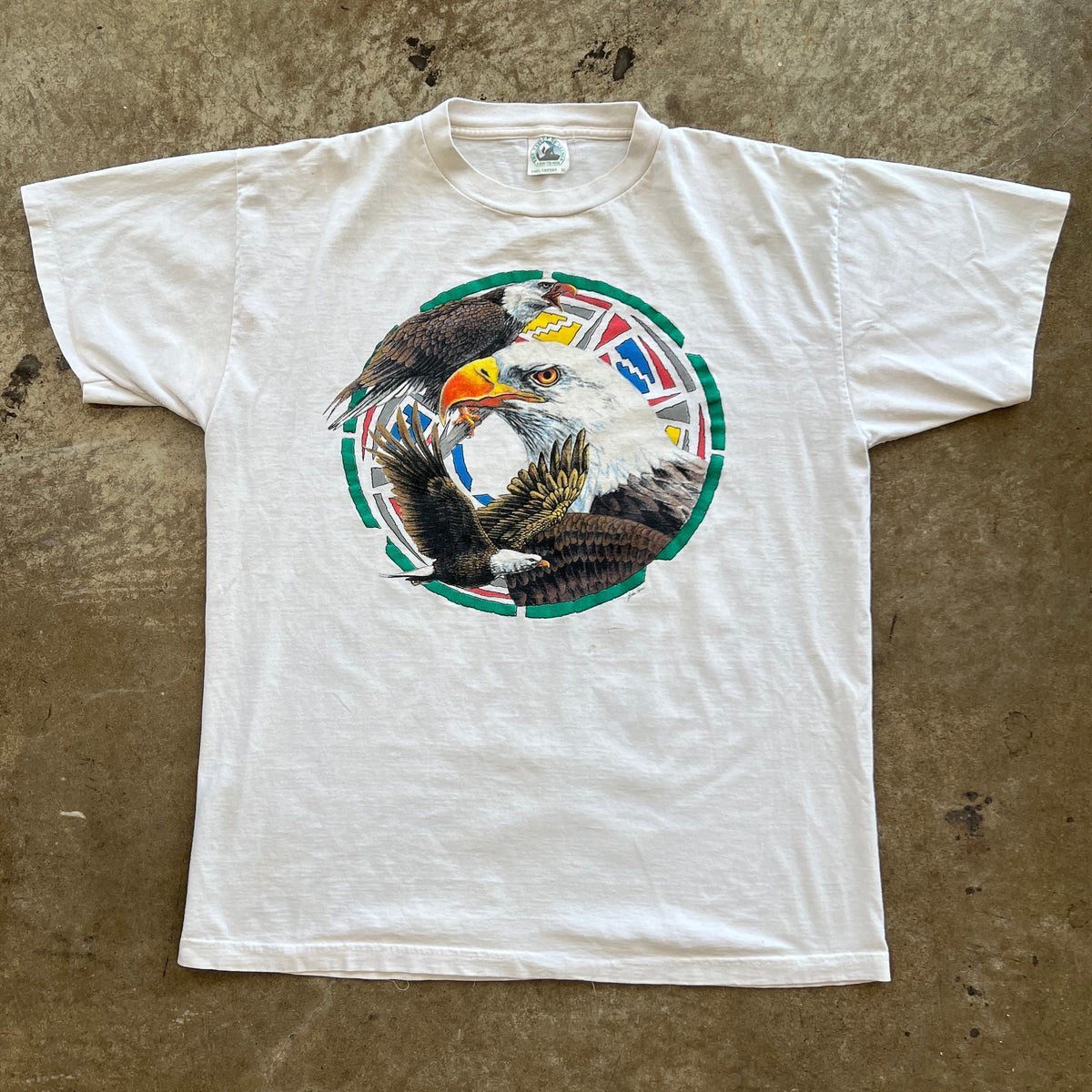 90s USA Eagle Nature Tee Single Stitch