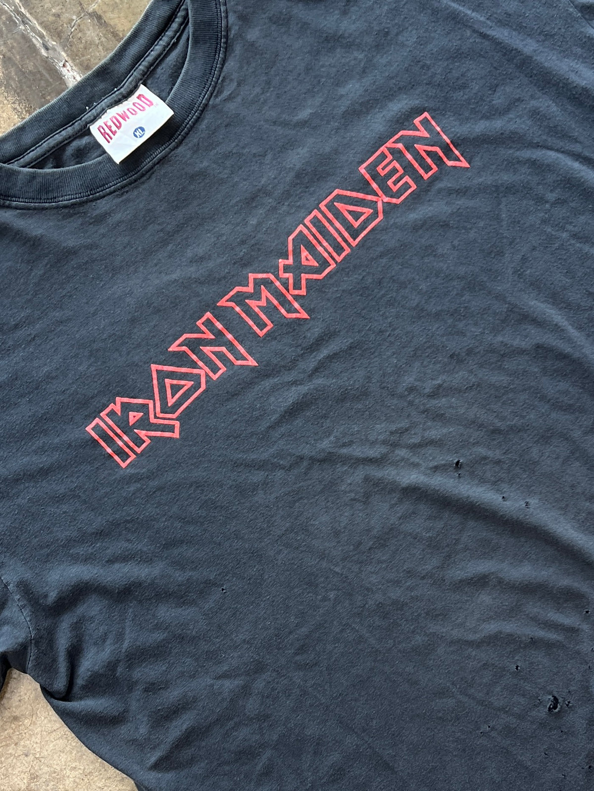 90s Iron Maiden Local Crew Redwood Euro Band Tee