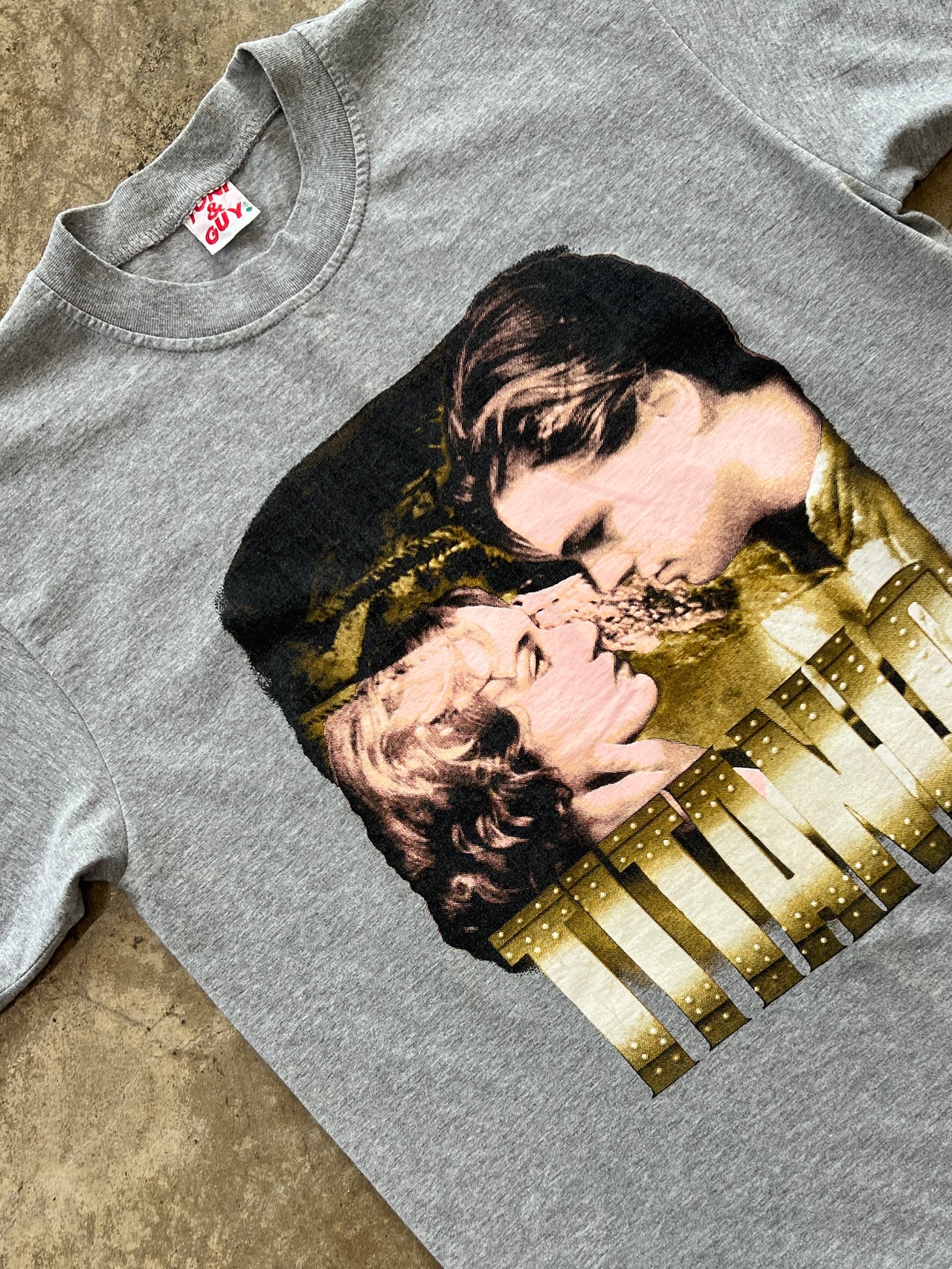 90s Titanic Rose and Jack Movie Single Stitch Tee