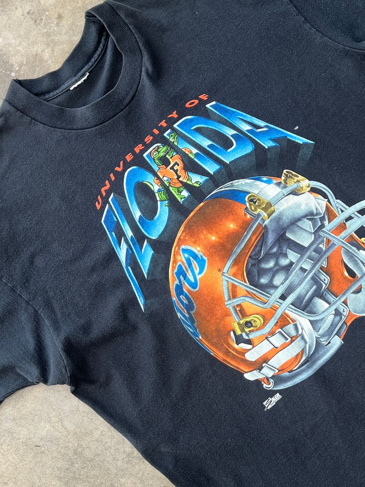 Florida Gators Football Helmet Salem Tag Single Stitch Tee
