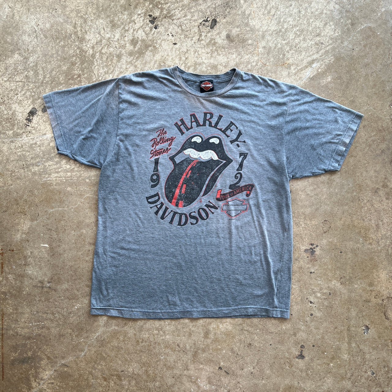 Harley Davidson Rolling Stones Legacy Midland Texas Tee