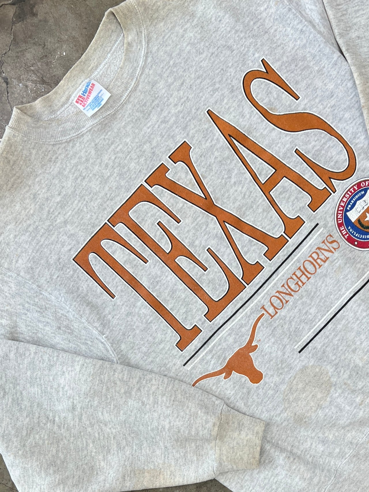 90s Texas Longhorns University Crewneck