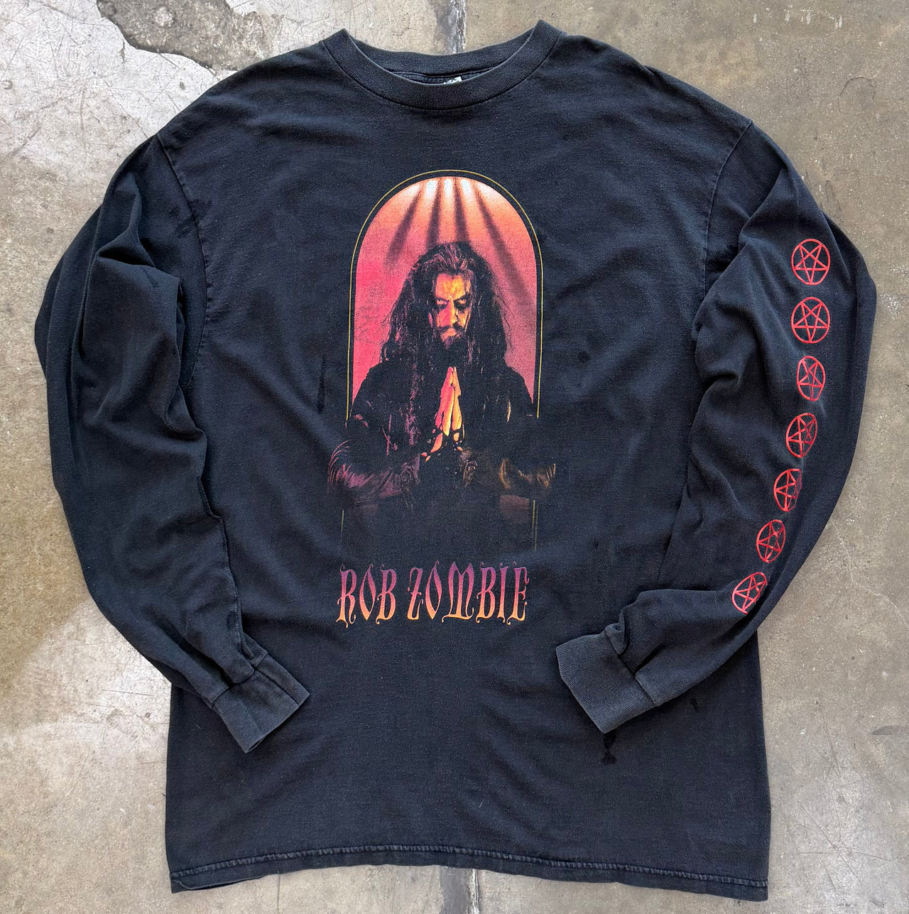 90s Rob Zombie Satan is My Co-Pilot LS Band Tee