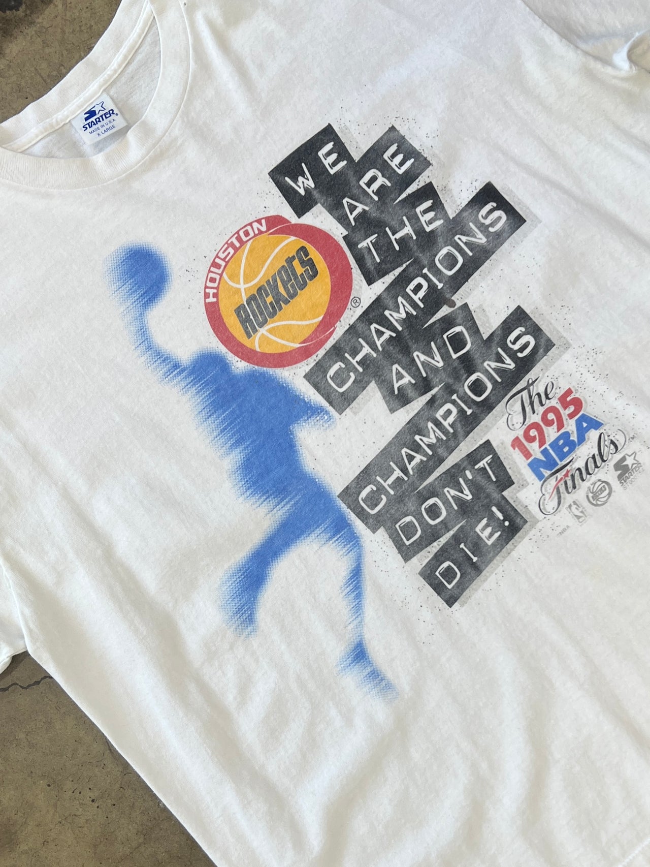 Starter Houston Rockets We Are Champs Tee