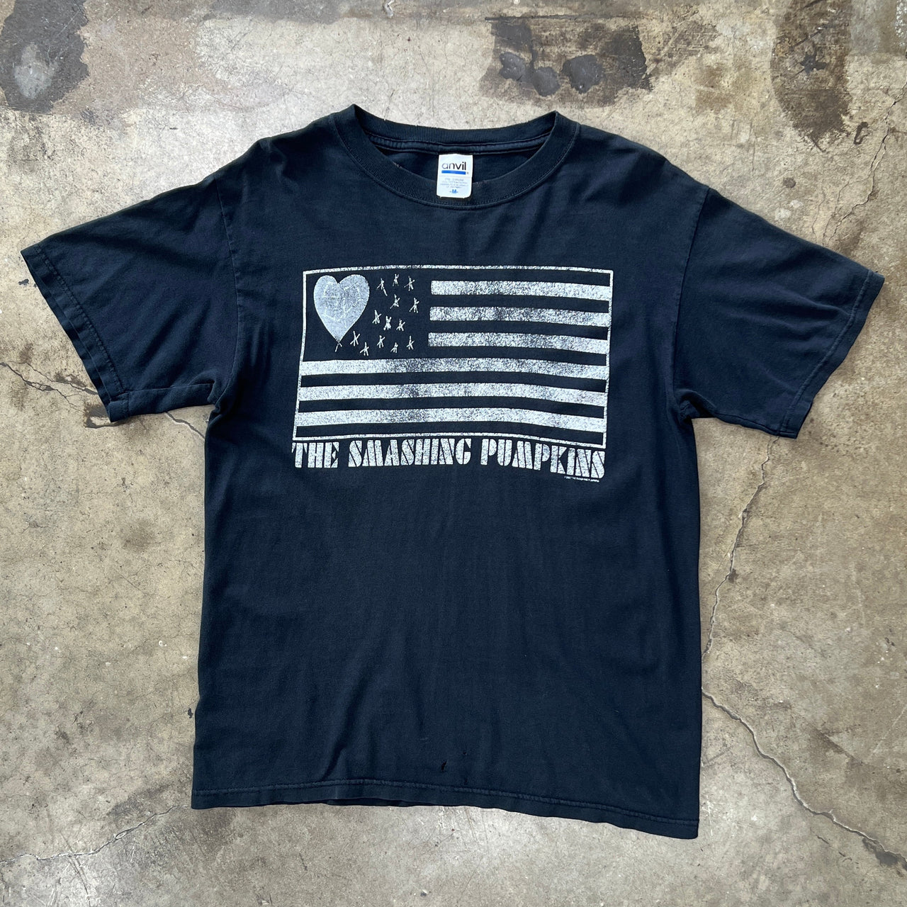 2007 Smashing Pumpkins American Flag Tee