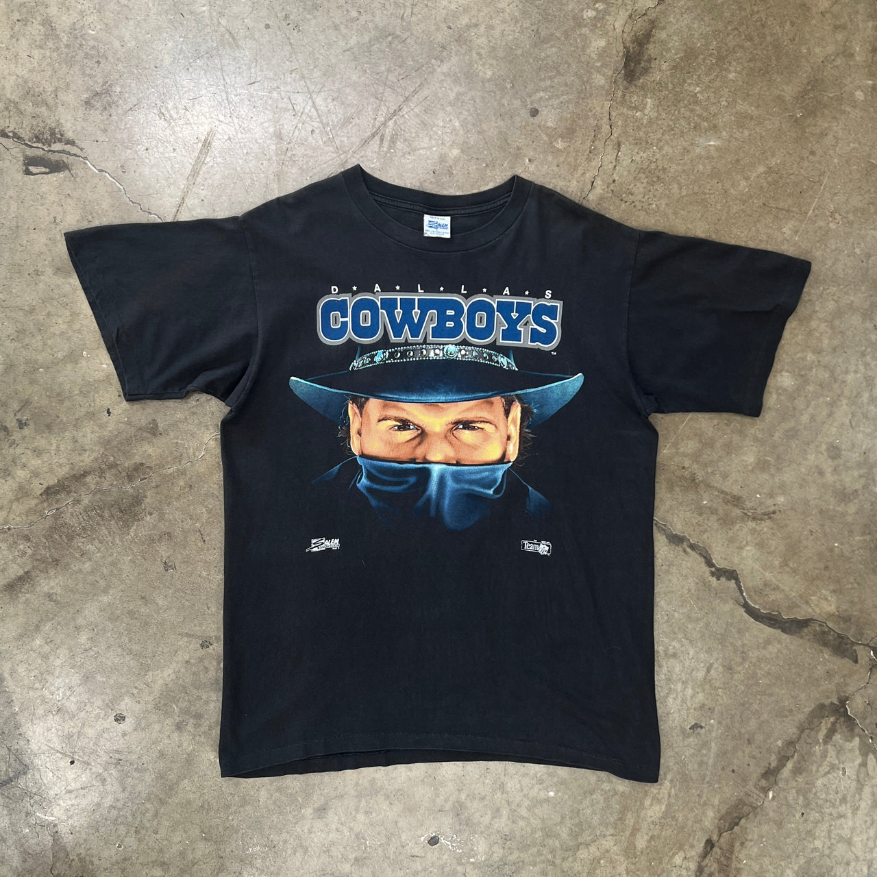 1992 Salem Team NFL Cowboys Western Bandit Tee