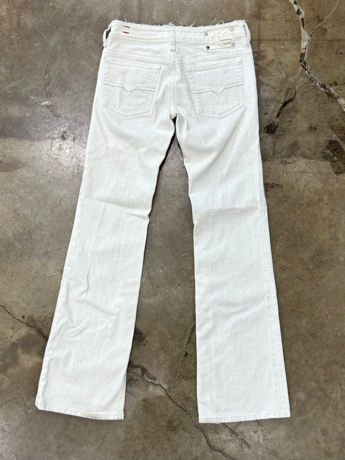 Diesel Industry White Denim Pant