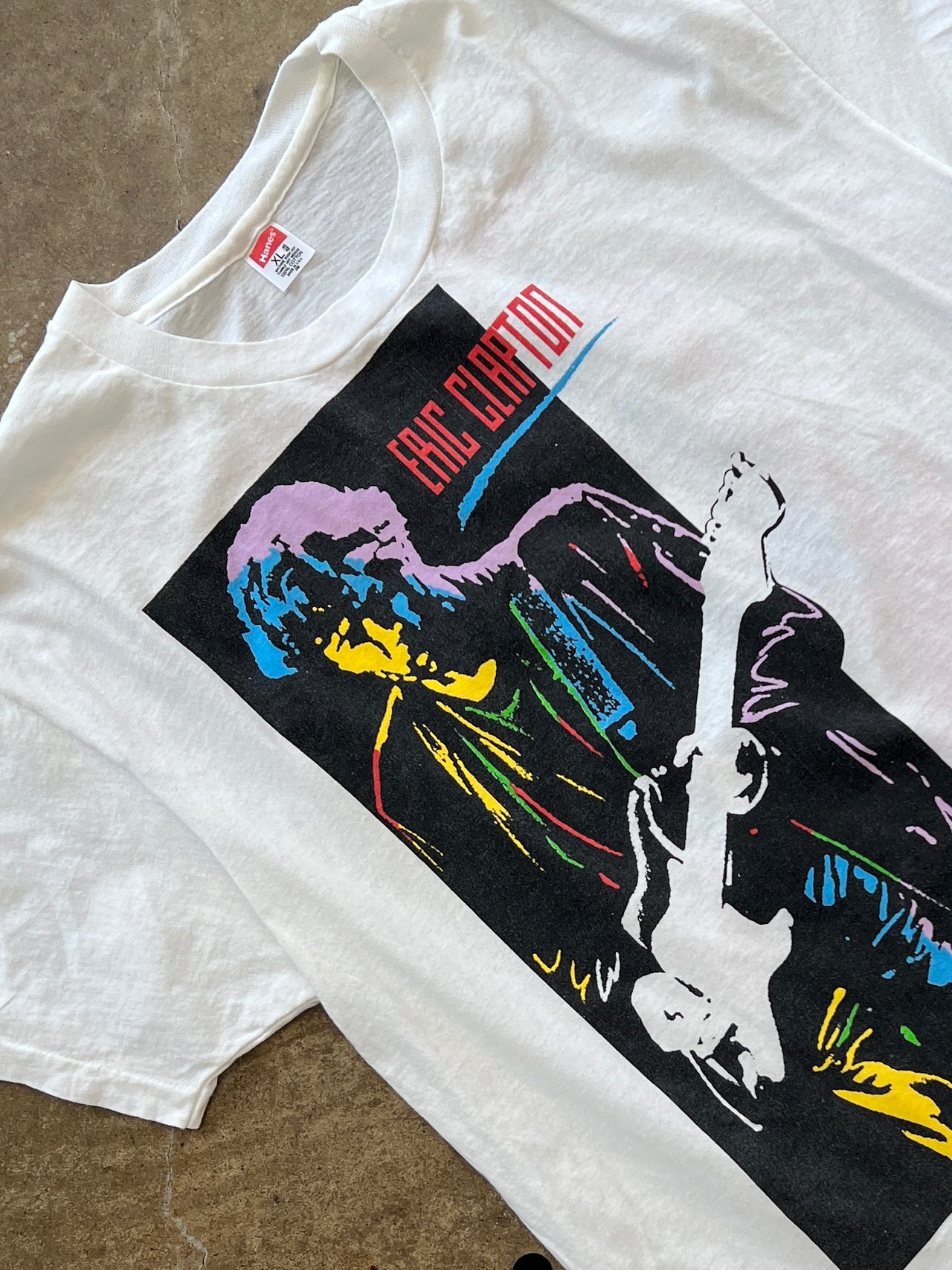90s Eric Clapton Journeyman Single Stitch Concert Tee