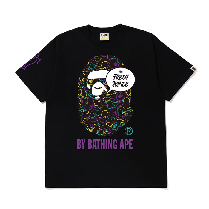 The Fresh Prince x Ape Head Tee - Black