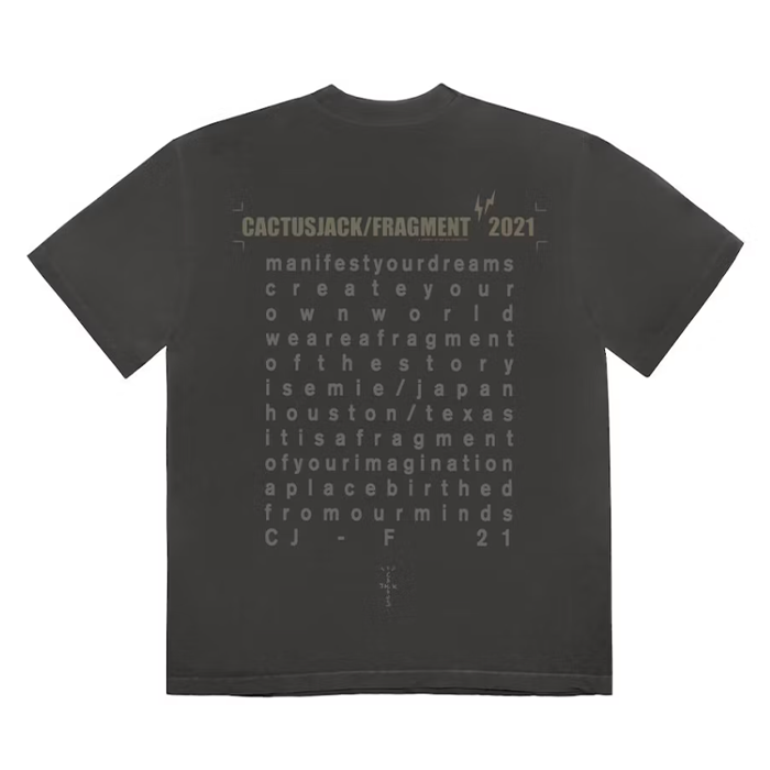 Fragment x Create Tee - Washed Black