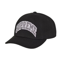 Felt Arc 6-Panel Cap - Black