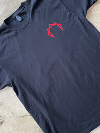 Tool Los Angeles California Red Black Logo Tee