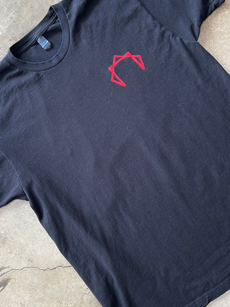 Tool Los Angeles California Red Black Logo Tee