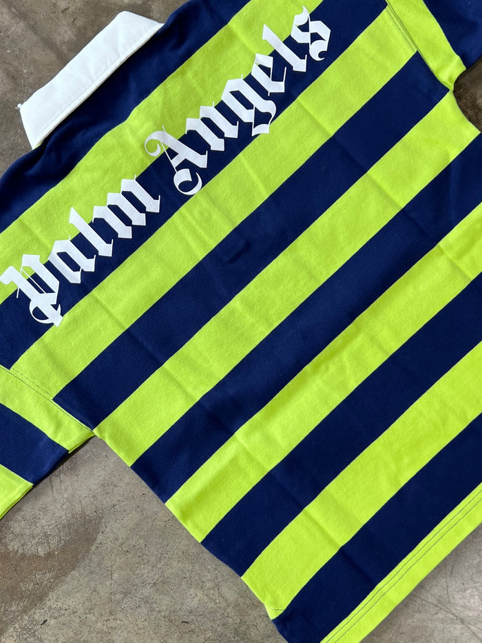 Palm Angels Striped Polo Shirt