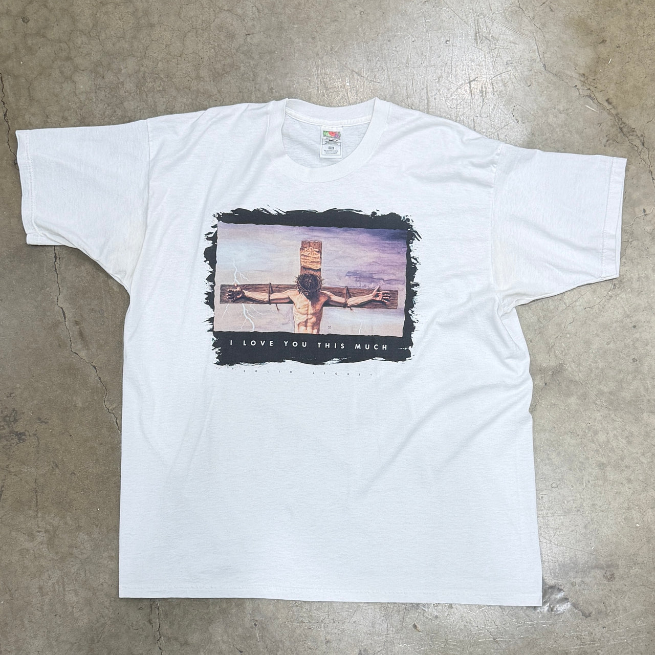 Love You This Much Jesus on the Cross Religious Tee