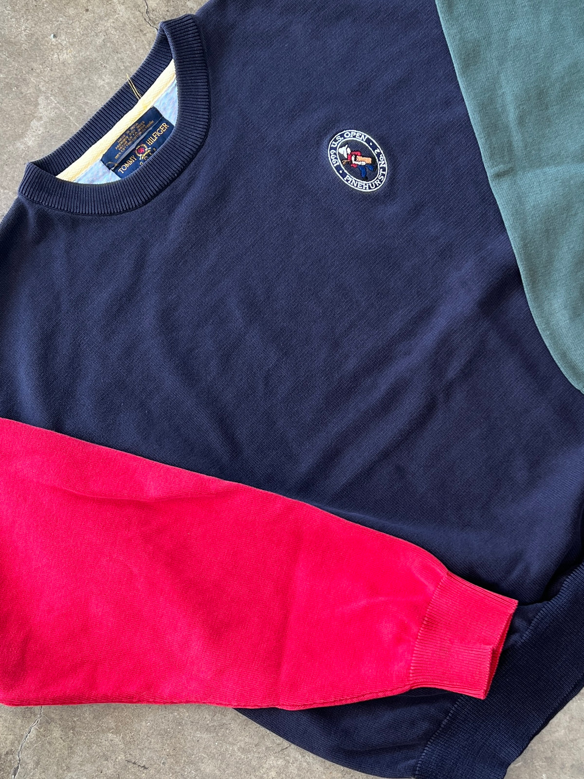 Tommy Hilfiger Color Block Knit Crewneck