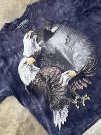 Nature Bald Eagle Dyed Tee