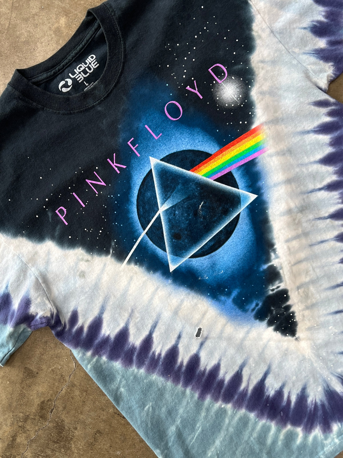 Pink Floyd The Dark Side of the Moon Tie Dye Tee