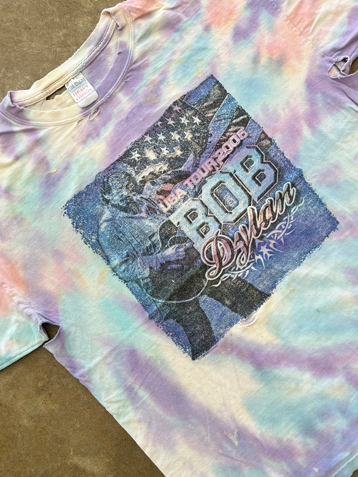 Bob Dylan Tie Dye Tour Tee XL