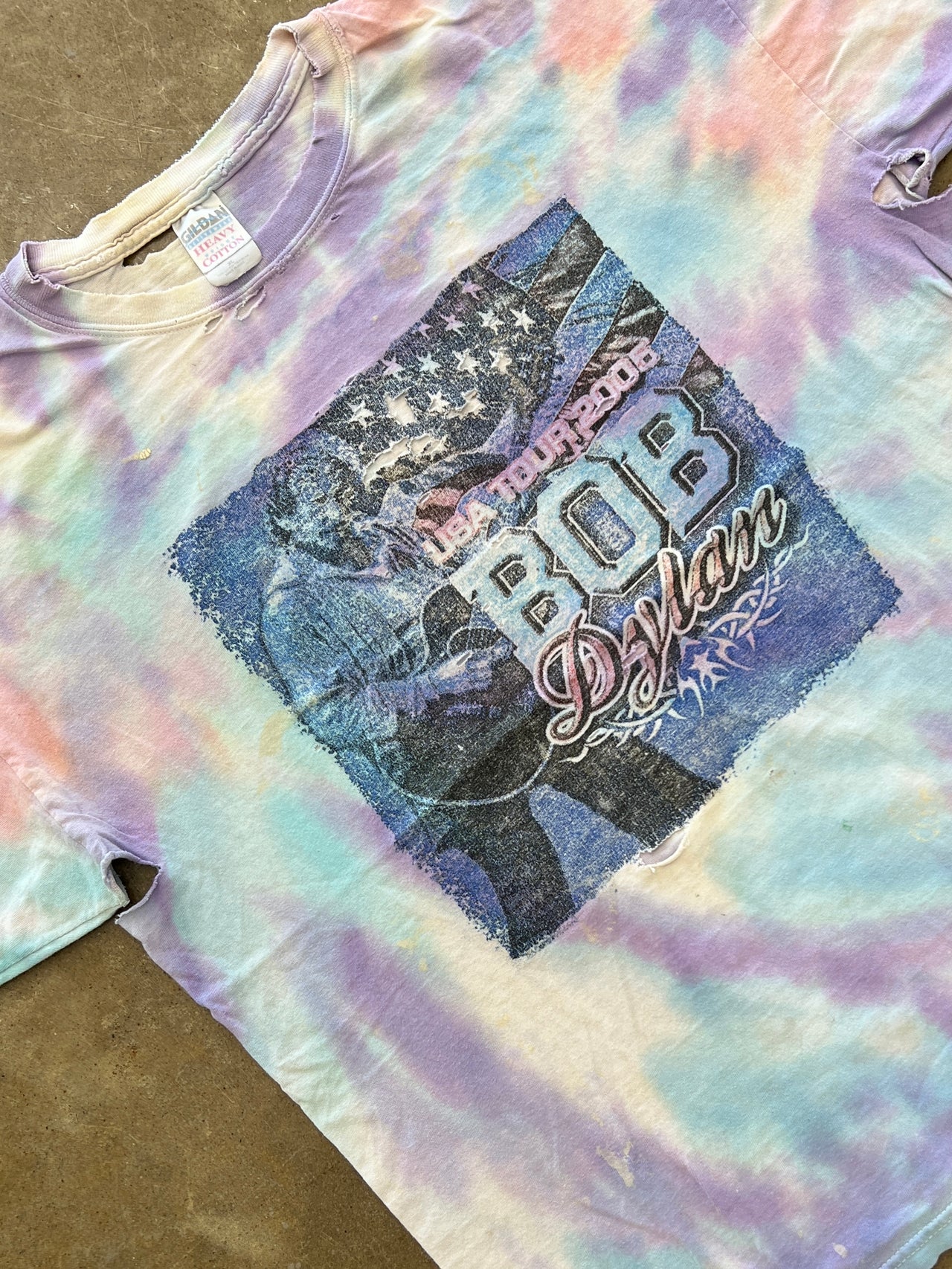 Bob Dylan Tie Dye Tour Tee XL