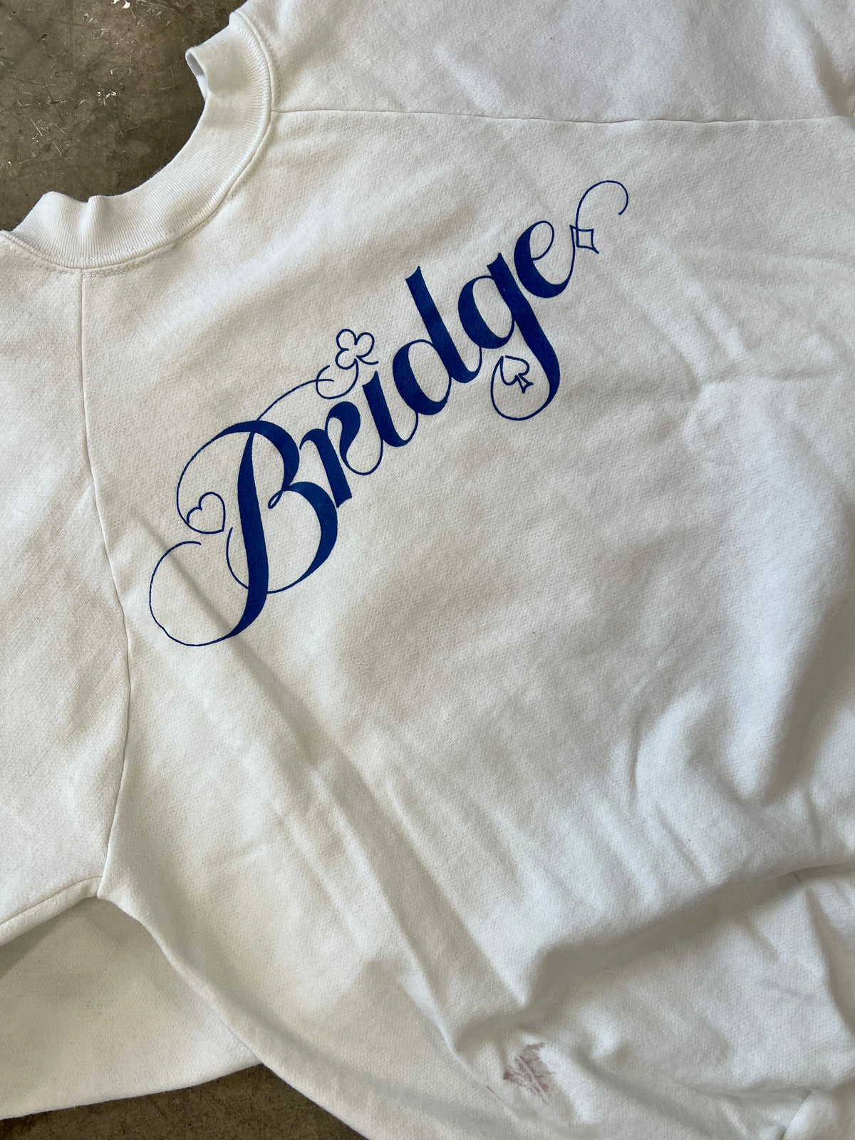 Bridge Card Game A Few Tricks Crewneck