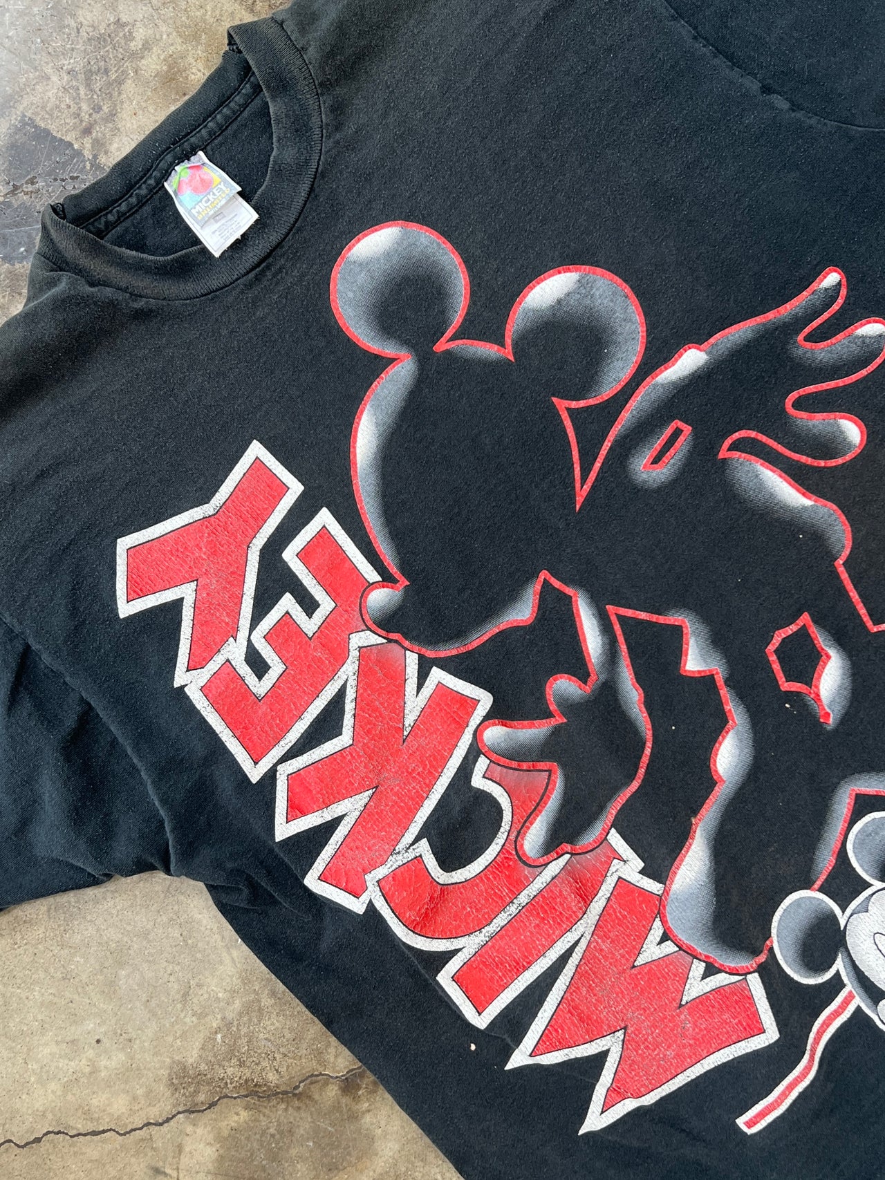 Disney Mickey Mouse Shadow Single Stitch Tee