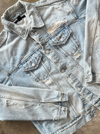 Ksubi Distressed Denim Jacket