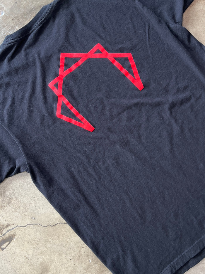 Tool Los Angeles California Red Black Logo Tee