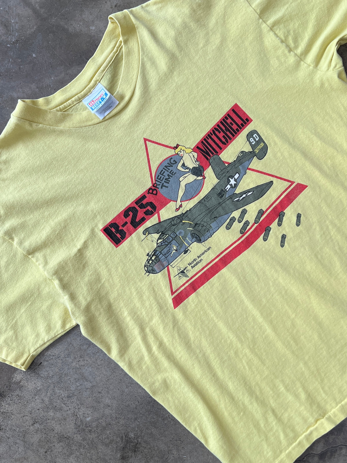 American Aviation B-25 Military Single Stitch Tee