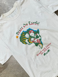 Vintage Peace On Earth Africa Tee Large