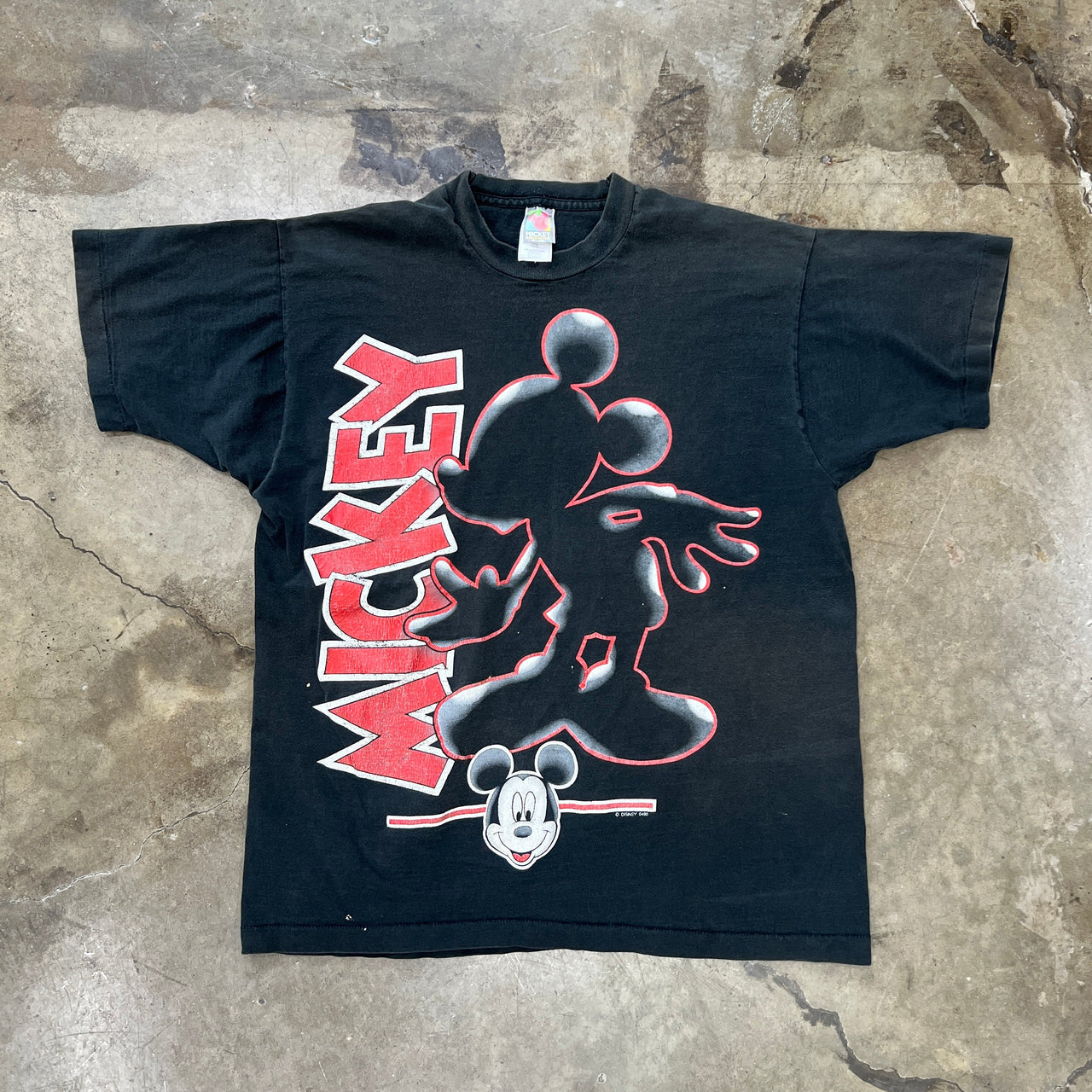 Disney Mickey Mouse Shadow Single Stitch Tee