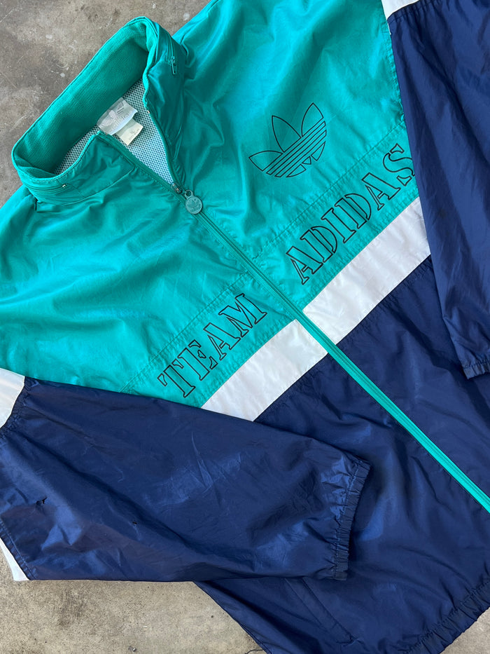 Team Adidas Zip Up Windbreaker