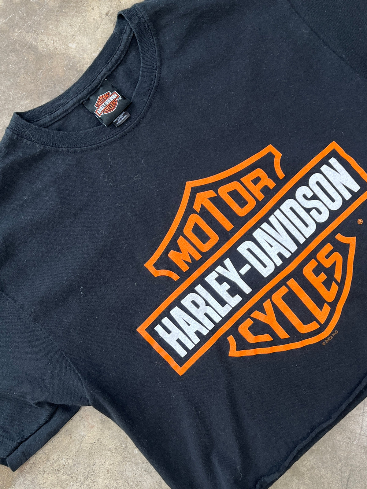 Harley Davidson Oconomowoc, Wisconsin Cropped Tee