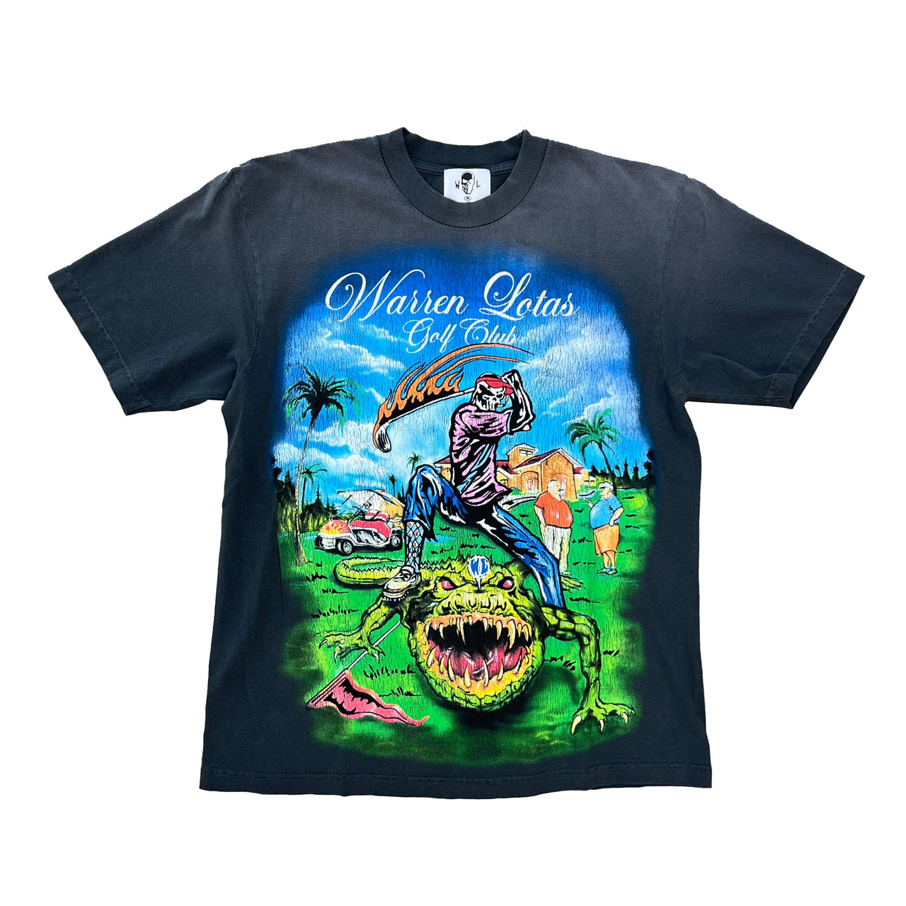 Gator Golf Tee - Faded Black