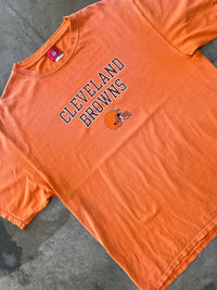 NFL Cleveland Browns Orange Helmet Tee