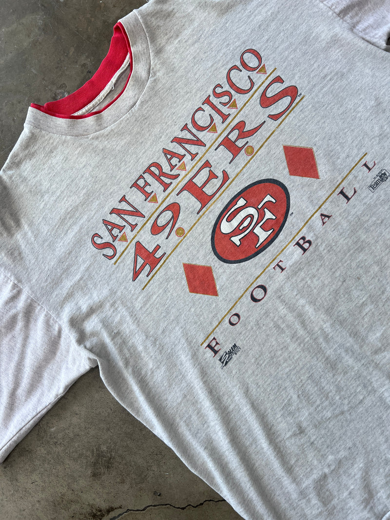 San Francisco 49ers Double Collar Tee