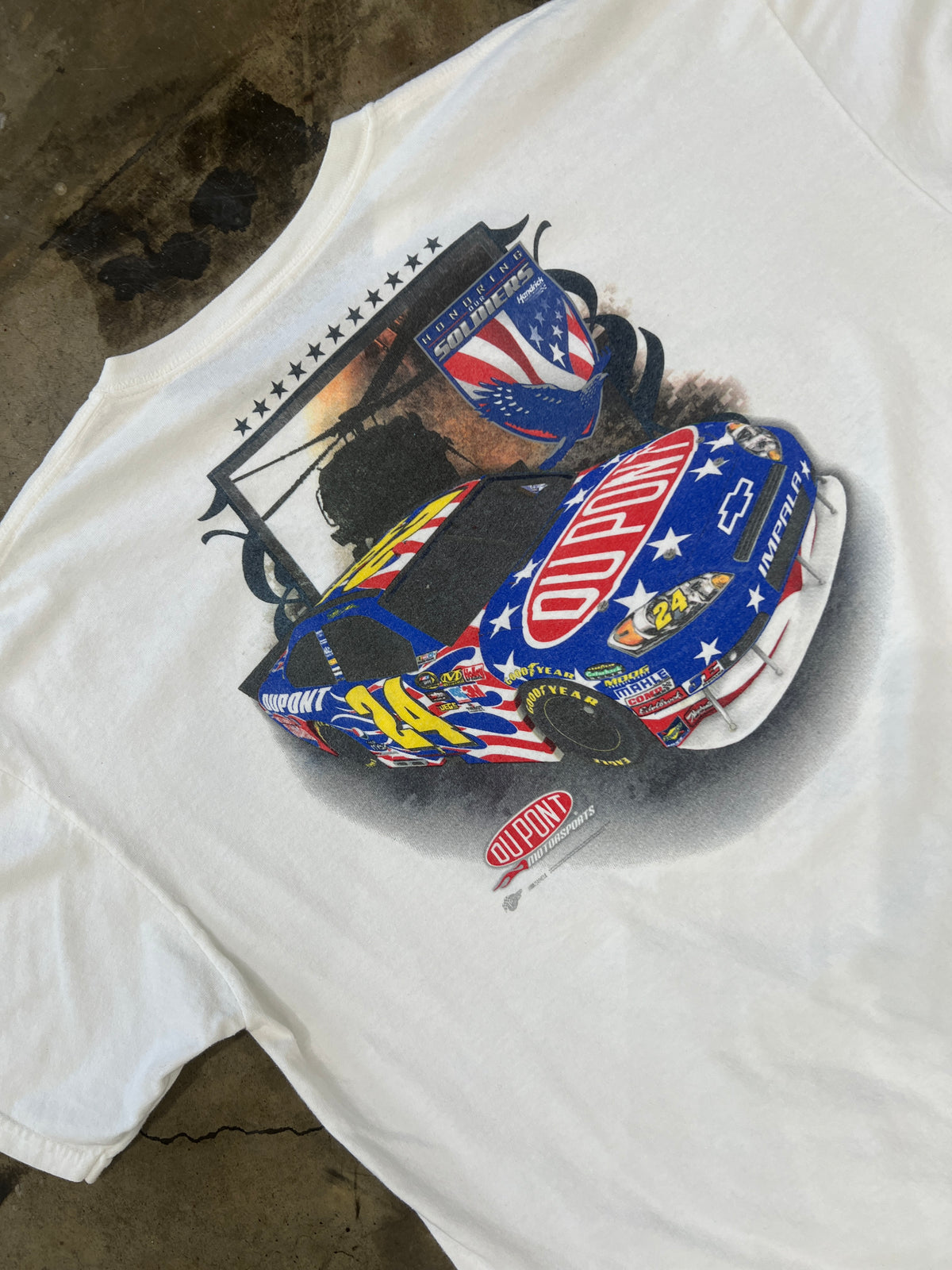 NASCAR Jeff Gordon Honoring Soliders Hendrick Motorsports Tee