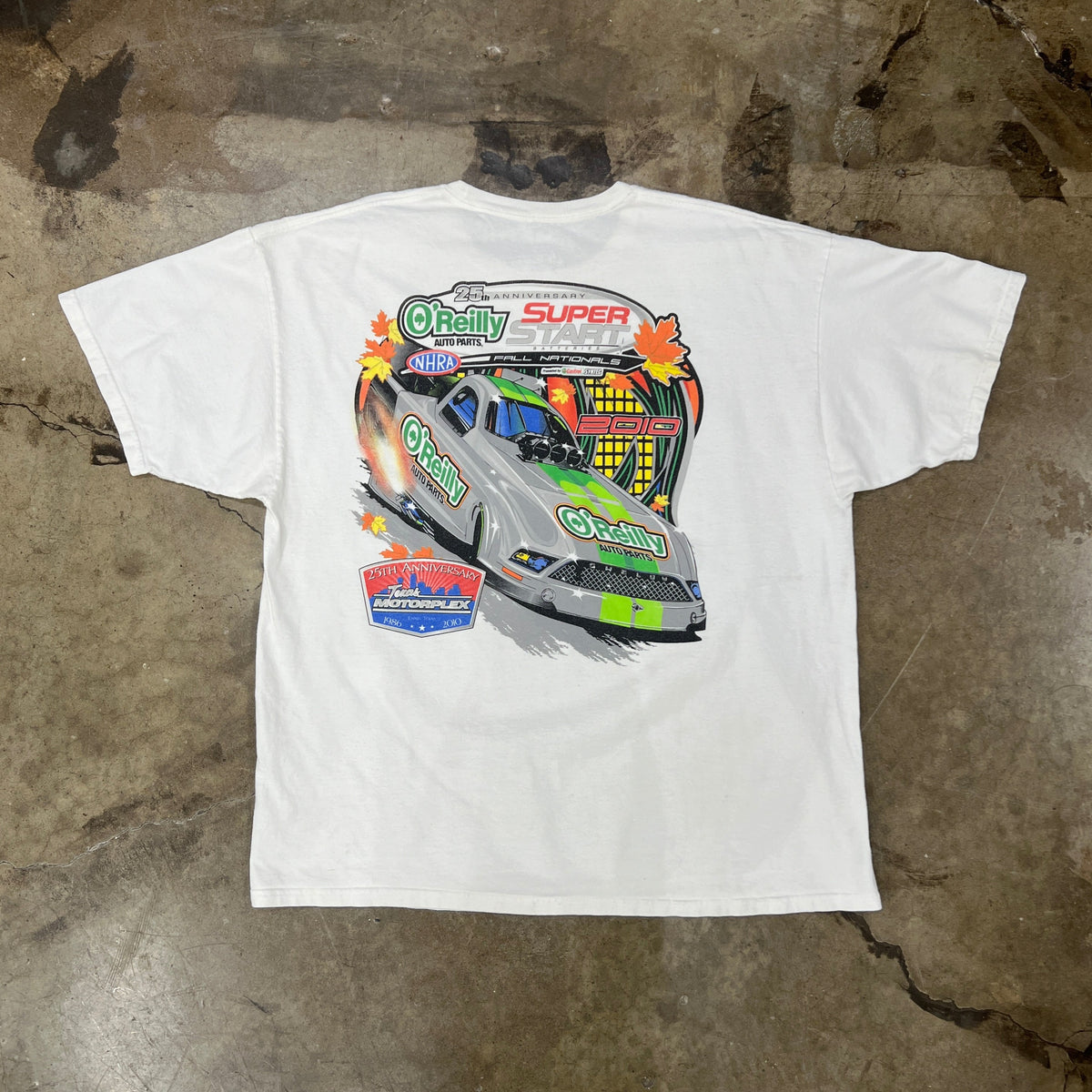 O'Reilly NHRA Super Start Texas Motorplex Tee XL