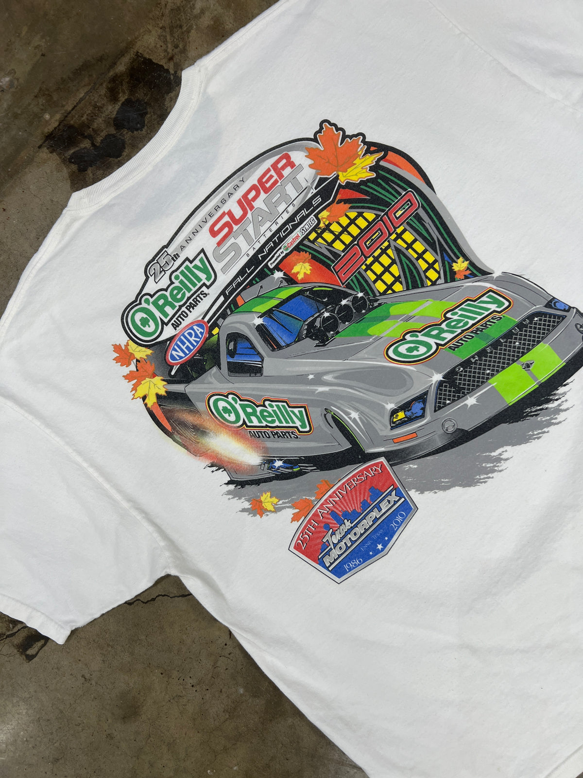 O'Reilly NHRA Super Start Texas Motorplex Tee XL