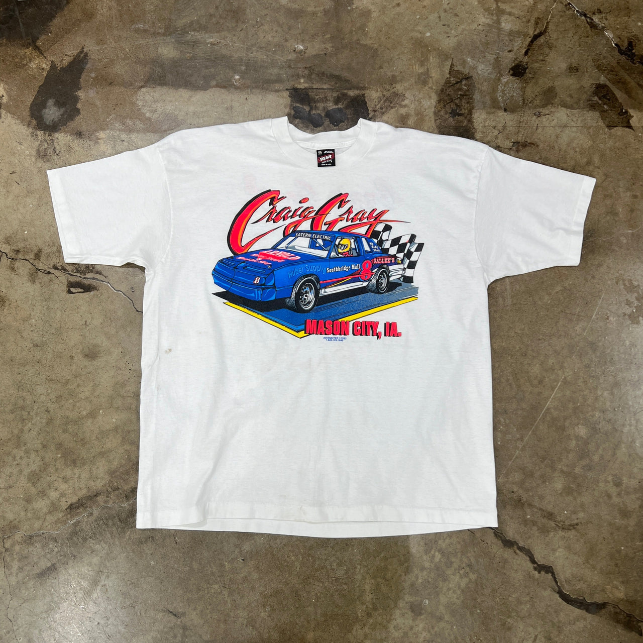 Craig Gray Racing Sponsor Tee