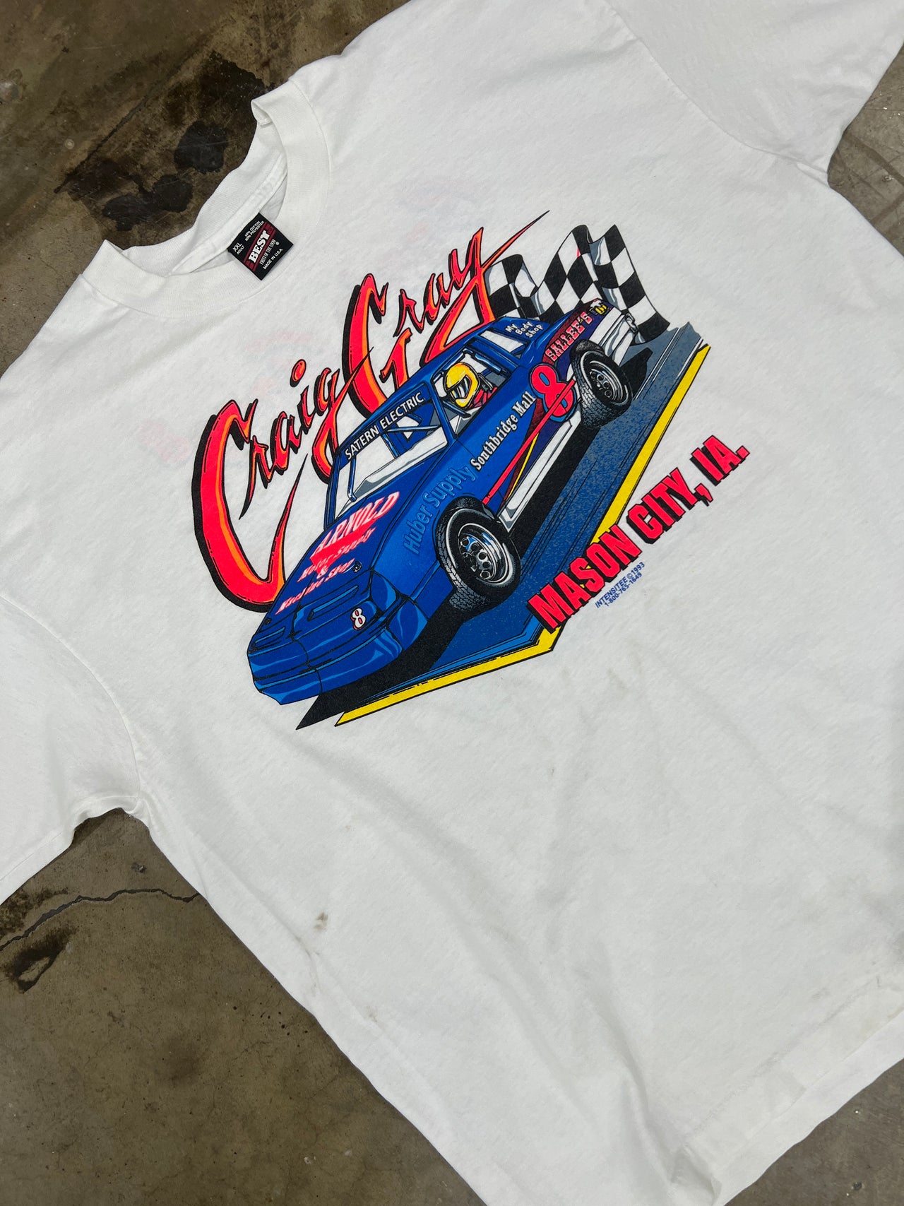 Craig Gray Racing Sponsor Tee