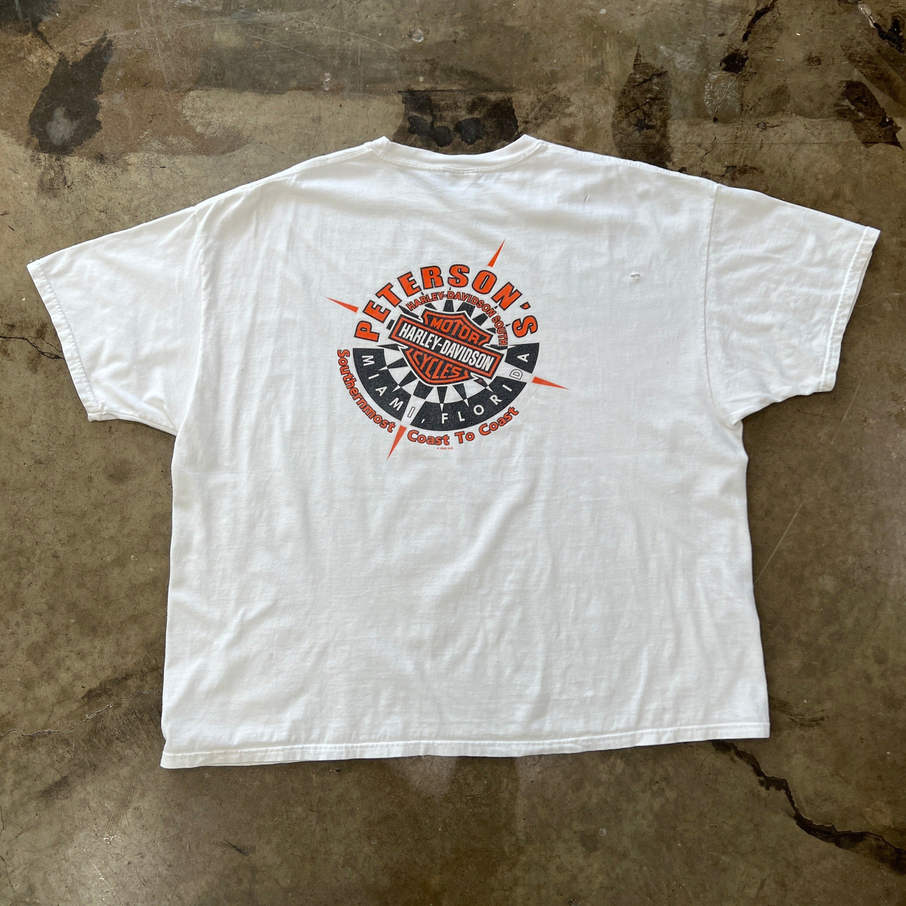 Harley Compass Harley Davidson Compass Coast to Coast Miami Tee