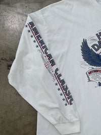 Harley Davidson American Eagle Denton County Texas LS Tee