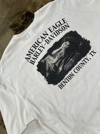 Harley Davidson American Eagle Denton County Texas LS Tee