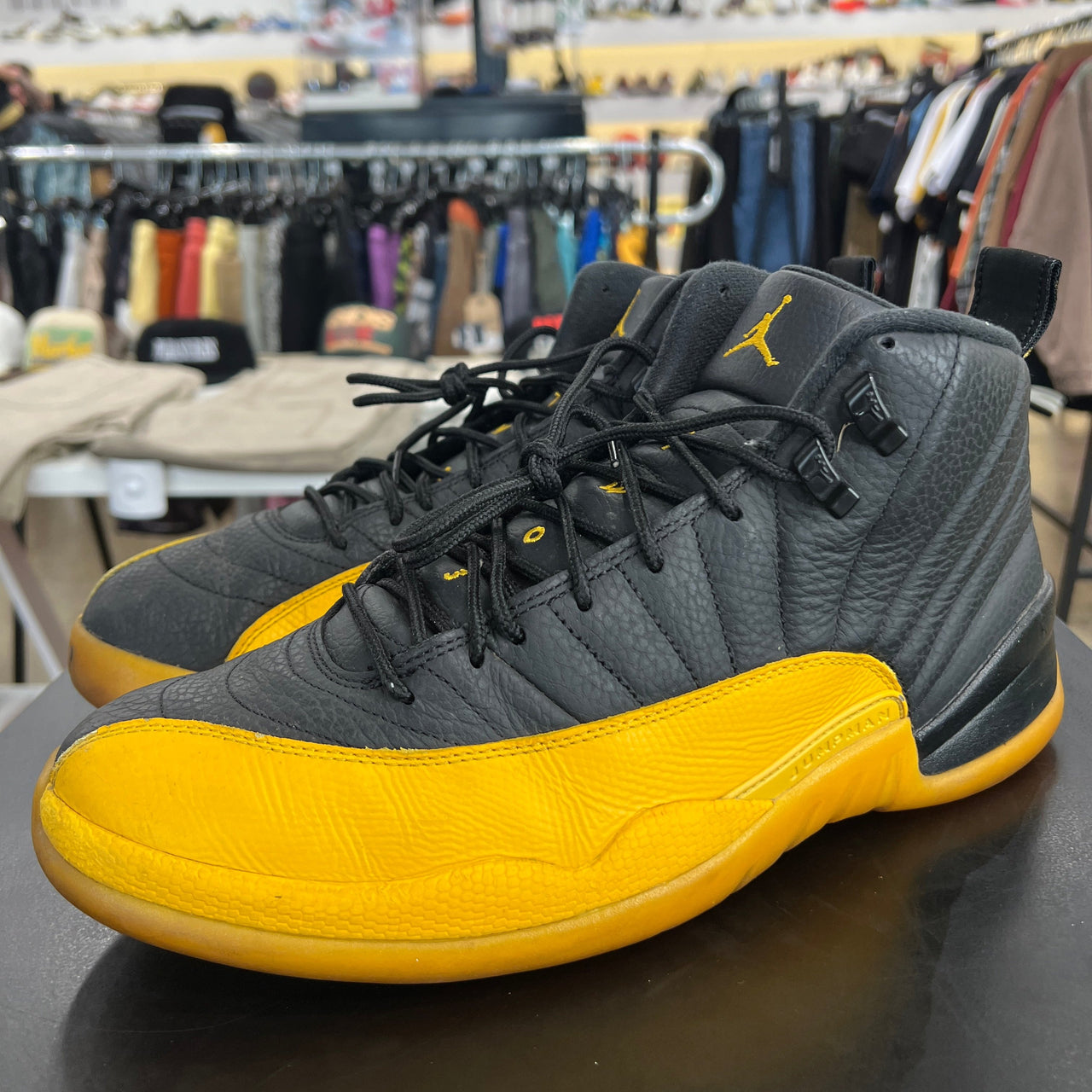 Air Jordan 12 Black University Gold